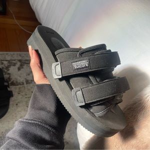 Suicoke Logo Patch Slip-On Sandal Platform Slides